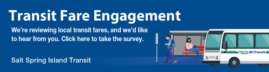 Transit Fare Engagement. We're reviewing local transit fares, and we'd like to hear from you. Click here to take the survey.