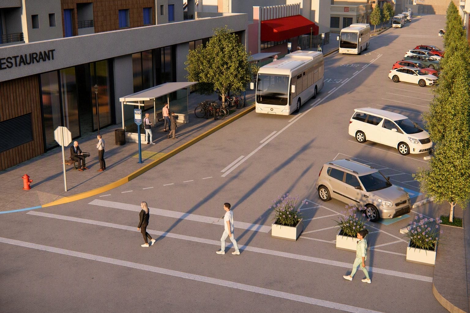 Trail Transit Exchange rendering
