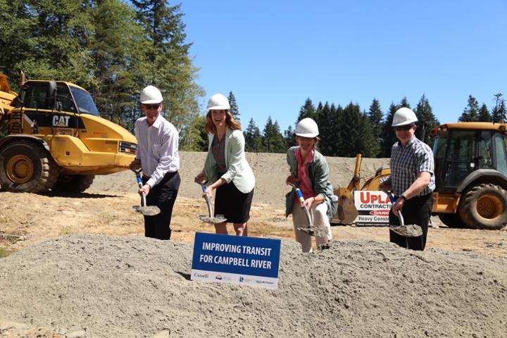 Groundbreaking ceremony celebrates transit improvements  for Campbell River 